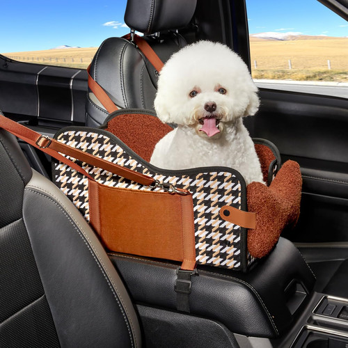 Center console dog booster car - center,