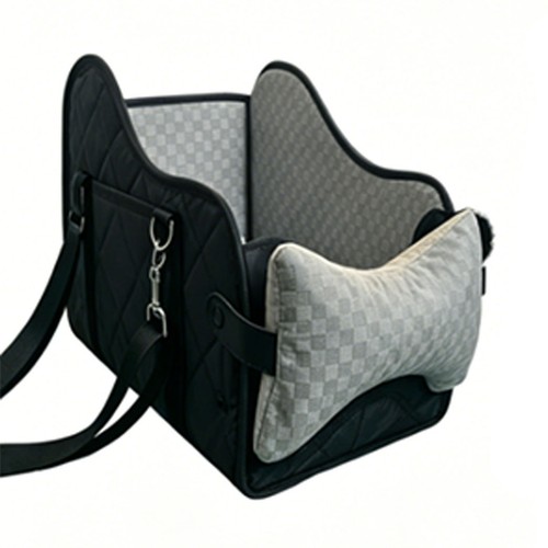Center console dog car seat - center,